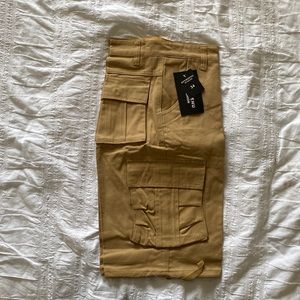 NEW Cargo Shorts for Men (34) Cotton Twill Lightweight